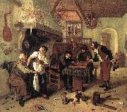 Jan Steen, Interior of an inn